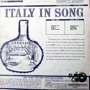 Disco de Vinilo Dino Robbins - Italy In Song Vinyl Record