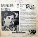 Disco de Vinilo Miguel Bosé - Miguel Bosé Vinyl Record