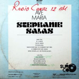 Disco de Vinilo Stephanie Salas - Ave María (Promocional) Vinyl Record