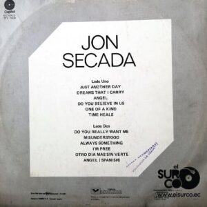 Disco de Vinilo Jon Secada - Jon Secada (Promocional) Vinyl Record