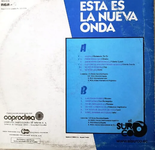Disco de Vinilo Varios - Esta Es La Nueva Onda (Promocional) Vinyl Record