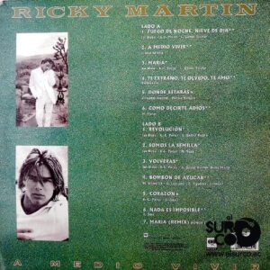 Disco de Vinilo Ricky Martin - A Medio Vivir Vinyl Record