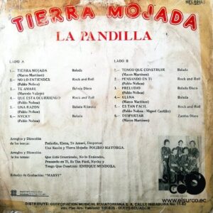 Disco de Vinilo La Pandilla - Tierra Mojada Vinyl Record