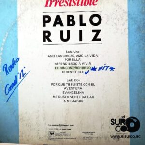 Disco de Vinilo Pablo Ruiz - Irresistible (Promocional) Vinyl Record
