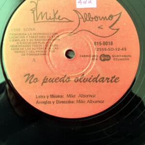 Mike Albornoz - No Puedo Olvidarte / Abrázame (Promocional) Vinilo