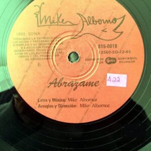 Disco de Vinilo Mike Albornoz - No Puedo Olvidarte / Abrázame (Promocional) Vinyl Record