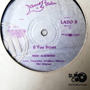 Disco de Vinilo Mike Albornoz - Un Balde De Agua Fria / San Viernes / Tus Besos Vinyl Record