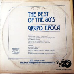 Disco de Vinilo Grupo Época - The Best Of The 80’S (Promocional) Vinyl Record
