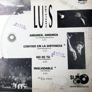 Disco de Vinilo Luis Miguel - América En Vivo Vinyl Record