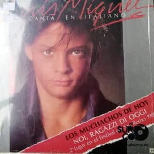Disco de Vinilo Luis Miguel - Canta En Italiano Vinyl Record
