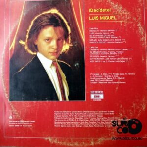 Disco de Vinilo Luis Miguel - Decídete Vinyl Record