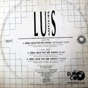 Disco de Vinilo Luis Miguel - Será Que No Me Amas Vinyl Record