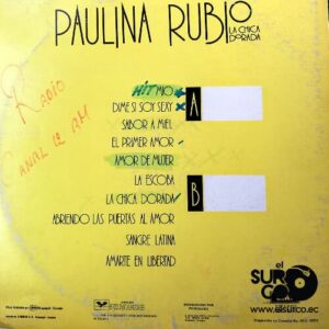 Disco de Vinilo Paulina Rubio - La Chica Dorada (Promocional) Vinyl Record