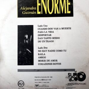 Disco de Vinilo Alejandra Guzmán - Enorme Vinyl Record
