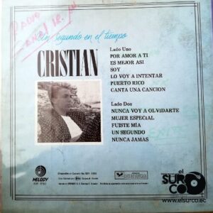 Disco de Vinilo Cristian Castro - Cristian (Promocional) Vinyl Record