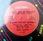 Disco de Vinilo Ricky Martin - Dime Que Me Quieres Vinyl Record
