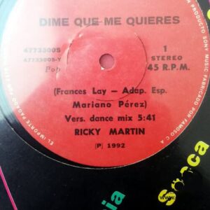 Disco de Vinilo Ricky Martin - Dime Que Me Quieres Vinyl Record