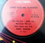 Disco de Vinilo Ricky Martin - Dime Que Me Quieres Vinyl Record