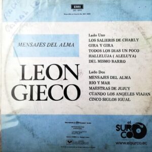 Disco de Vinilo Leon Gieco - Mensajes Del Alma (Promocional) Vinyl Record