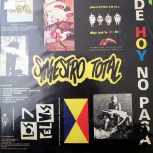 Siniestro Total - De Hoy No Pasa Vinilo