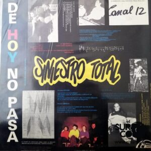 Disco de Vinilo Siniestro Total - De Hoy No Pasa Vinyl Record