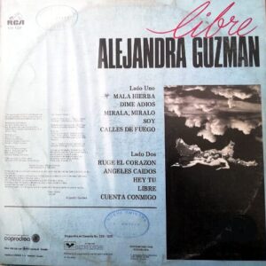 Disco de Vinilo Alejandra Guzmán - Libre Vinyl Record