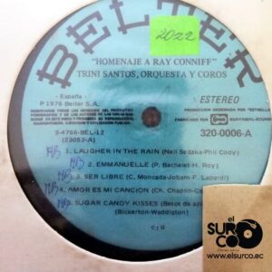 Disco de Vinilo Trini Santos, Orquesta Y Coros - Homenaje A Ray Conniff Vinyl Record