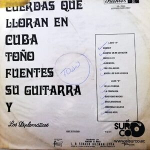 Disco de Vinilo Toño Fuentes - Cuerdas Que Lloran En Cuba Vinyl Record