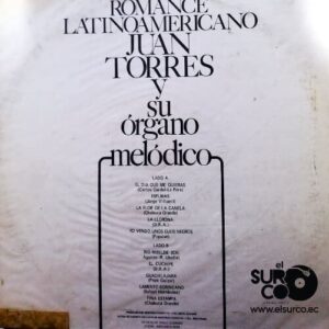 Disco de Vinilo Juan Torres Y Su Organo Melodico - Romance Latinoamericano Vinyl Record