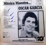 Disco de Vinilo Oscar Garcia - Musica Maestro Vinyl Record