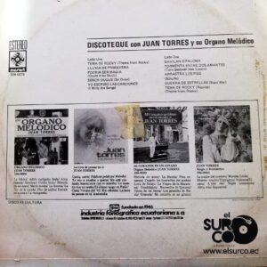 Disco de Vinilo Juan Torres Y Su Organo Melodico - Discotheque Con Juan Torres Y Su Organo Melodico Vinyl Record