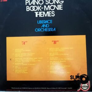 Disco de Vinilo Liberace And Orchestra - Piano Song Book Movie Themes Vinyl Record