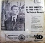 Disco de Vinilo La Gran Orquesta De Paul Mauriat - La Rusia De Siempre Vinyl Record