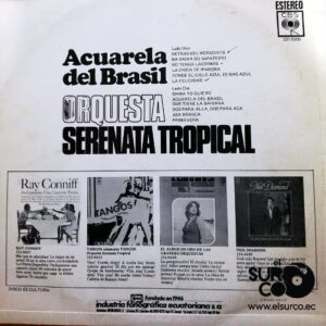 Disco de Vinilo Orquesta Serenata Tropical - Acuarela De Brasil Vinyl Record