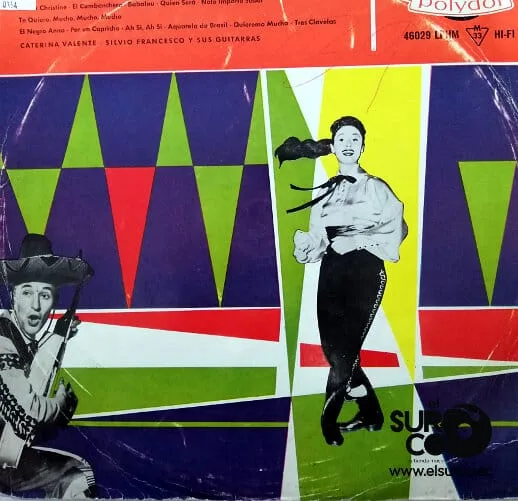 Disco de Vinilo Caterine Valente-Silvio Francesco Y Sus Guitarras - Ole Caterina Vinyl Record