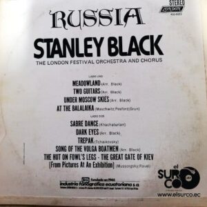 Disco de Vinilo Stanley Black  - Russia Stanley Black The London Festival Orchestra And Chorus Vinyl Record