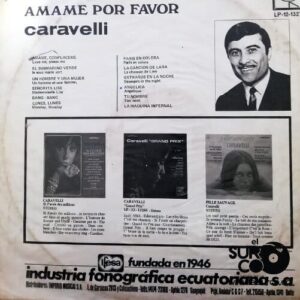 Disco de Vinilo Caravelli - Please Love Me Vinyl Record