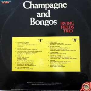 Disco de Vinilo Irvind Fields Trio - Champagne And Bongos Vinyl Record