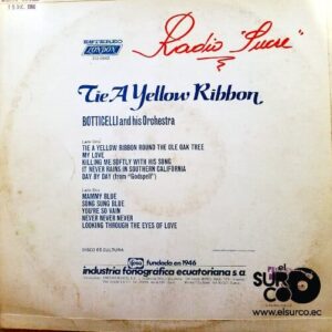Disco de Vinilo Botticelli And His Orchestra - Tie A Yeloww Ribbon Vinyl Record