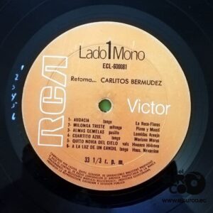 Disco de Vinilo Carlitos Bermudez - Retorna… Carlitos Bermudez Vinyl Record