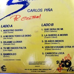 Disco de Vinilo Carlos Piña - Saxofones De Oro Vinyl Record