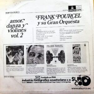 Disco de Vinilo Franck Pourcel Y Su Gran Orquesta - Amor, Damza Y Violines Vinyl Record
