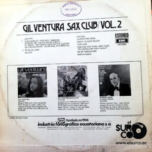 Disco de Vinilo Gil Ventura - Sax Club Vinyl Record