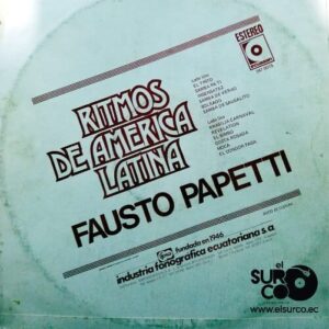 Disco de Vinilo Fausto Papetti - Ritmos De America Latina Vinyl Record