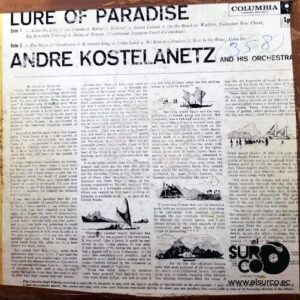 Disco de Vinilo Adre Kostelanetz And His Orchestra - Vinyl Record