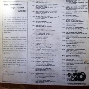 Disco de Vinilo The Paris Left Bank Musicians - Holiday In Paris Vinyl Record