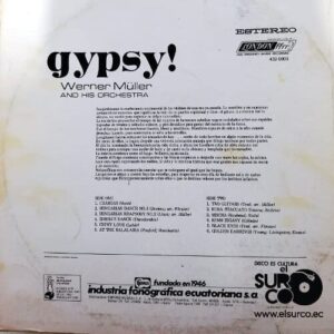 Disco de Vinilo Werner Muller - Gypsy! Vinyl Record