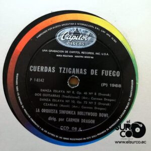 Disco de Vinilo Carmen Dragon - Cuerdas Tziganas De Fuego Vinyl Record