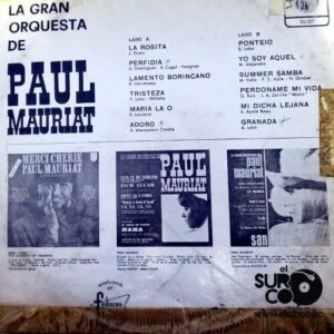 Disco de Vinilo Paul Mauriat - Serenata Latinoamericana Vinyl Record