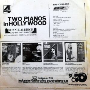 Disco de Vinilo Ronnie Aldrich - Two Pianos In Hollywood Vinyl Record